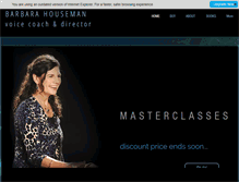 Tablet Screenshot of barbarahouseman.com